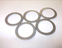 unanodised poids léger 5 x M18 X 24 mm x 1.5 mm En Aluminium D/'étanchéité Rondelles Plat
