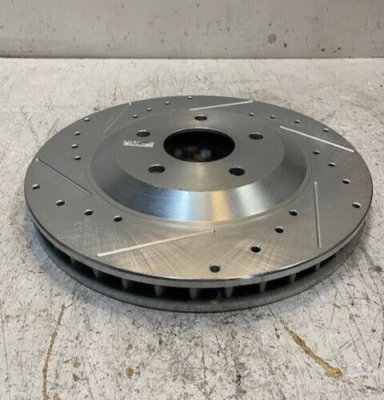 Power Stop Cross Drilled & Slotted Brake Rotor AR8259XL Min Thk 30.3mm 24519 L - Image 1 of 4