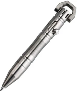 MecArmy TPX8 Mini Bolt Action Tactical Pen,  1 D Keychain,Titanium - Picture 1 of 7