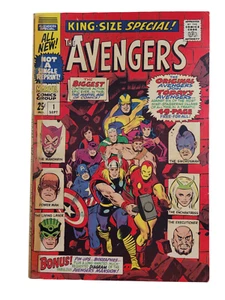 Marvel King-Size Special THE AVENGERS #1 1967 Vintage Comic 2.0-3.0 Raw Reader - Imagen 1 de 24