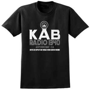 KAB Radio The Fog Inspired T-shirt - Retro Classic 70s 80s Horror Movie Film - Picture 1 of 1