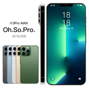 2022 i13 Pro Max 6.7 Inch Phone Unlocked Android 10 Smartphone 16G+512GB Mobile