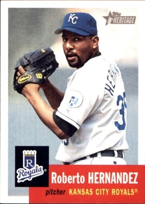 2002 Topps Heritage #106 Roberto Hernandez KANSAS CITY ROYALS - Image 1 of 2