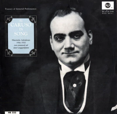 CARUSO In Song BOVIO GASTALDON TCHAIKOVSKY FLAVIIS TOSTI BUZZI RCA HR-223 TelDec - Image 1 of 3