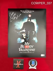 PETER COWPER MY BLOODY VALENTINE AUTOGRAPHED SIGNED 11x14 PHOTO! BECKETT COA! - Picture 1 of 4