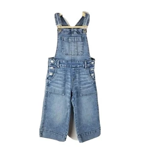 Jordache XS (4-5) Denim Wide-leg overalls Girls Adjustable Straps - Picture 1 of 7