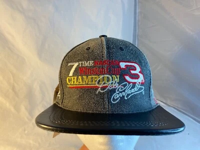 NewVtg Dale Earnhardt #3 Chase Authentics JH Design Leather Bill Hat Made in USA - Image 1 of 4