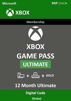 MICROSOFT Xbox One / Series Ultimate Game Pass - 12 Month Year Subscription 🎮👾 • 99.99£