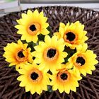 Artificial Sunflower Bouquet Lifelike 7 Flower Heads For Home Office Decoration