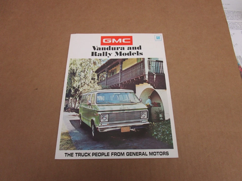 GMC Van Van Vandura Rally G1500 G2500 G3500 1970 70 folleto de ventas literatura de 8 páginas Foto 1 de 1