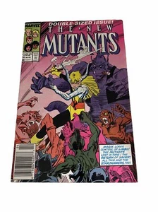 New Mutants #50 Double-Sized Issue Marvel Comics VF Condition (box46) - Picture 1 of 3