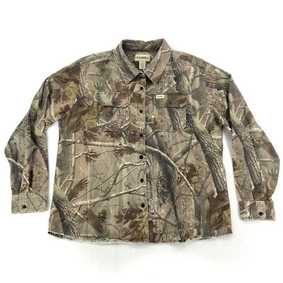 Gander Mountain Realtree Camo Hunting Shirt Mens Sz XL Button Front Long Sleeve - Image 1 of 4