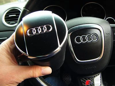 AUDI A3 A4 A5 A6 A7 Q3 Q5  CUP CHROME LID ASHTRAY CUP HOLDER 8XO864575A GENUINE - Image 1 of 4