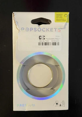 PopSockets Magnetic Enamel Phone Grip Stand w/ MagSafe - Coconut Creme NIB - Image 1 of 2