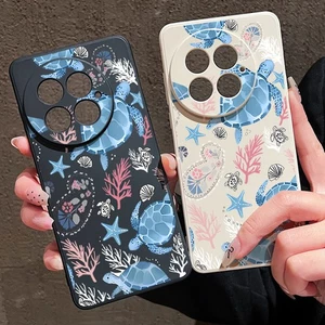 Hülle für OnePlus 13R 13 12R 12 11R Ace 5 Ace 3 Schildkröten Silikon-Muster Case - Picture 1 of 16