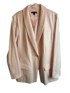 Lane Bryant Blazer Pink Women’s 18 Plus Jacket Coat Lined Buttons 3% Spandex - Picture 1 of 3