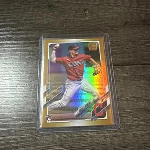 2021 Topps Update Andres Gimenez Gold Foil Rookie Parallel #US65 Guardians RC - Picture 1 of 6