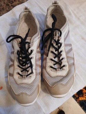 Туфли прогулочные женские LL Bean размер 9,5 хаки/бежевый комфорт бег в спортзале - Изображение 1 из 4