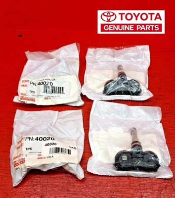 Toyota Tundra 2007-2017, 4 originales OEM Toyota TPMS 42607-0C060 Foto 1 de 4