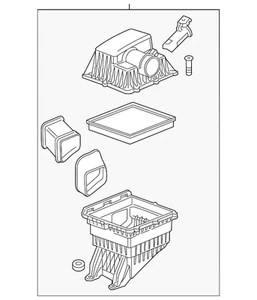 Genuine GM Air Cleaner 84100383 - Picture 1 of 3