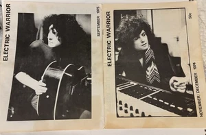 T. REX Marc Bolan: Electric Warrior Vintage Fanzine Sep 1975 intact EXC Signed  - Bild 1 von 15