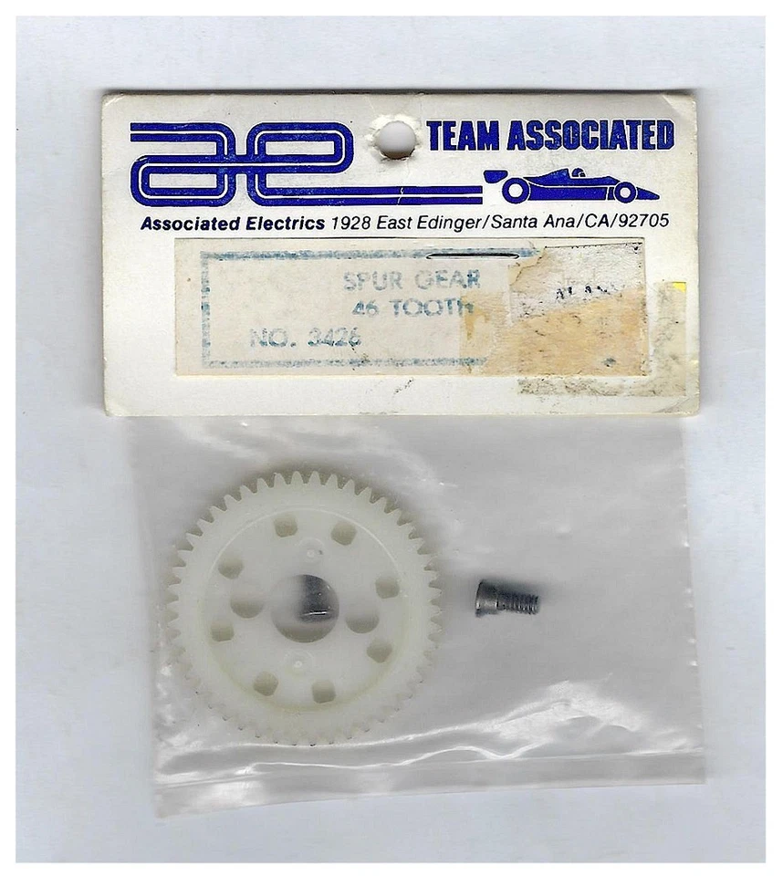 Vintage RC Pan Car 1/12 Team Associated 3426 46 Tooth Spur Gear RC12L Old Stock - Image 1 of 1