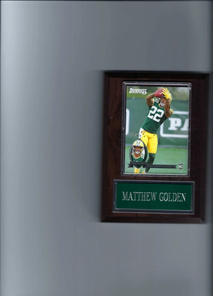 MATTHEW PLACA DORADA GREEN BAY PACKERS FÚTBOL AMERICANO NFL C Foto 1 de 1