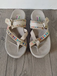 Skechers Adventure Damengröße 9 Outdoor Lifestyle beige Reggae Sandalen Hippie  - Bild 1 von 11