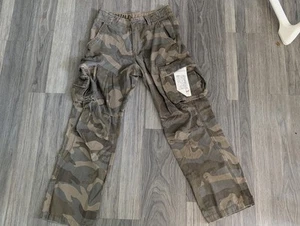 Vintage Y2K Aeropostale Army Military Camo Cargo Utility Pants - Men's 30x32 New - Picture 1 of 15