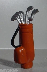 Golf Bag Miniature w ClubsTour Bag Style 1/24 Scale G Scale Diorama Accessory - Picture 1 of 1