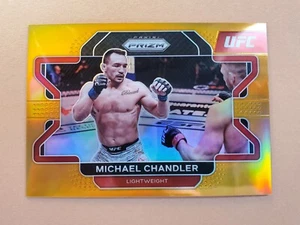 2021-22 Panini UFC Prizm Michael Chandler Orange Prizm /99 #8Lightweight - Picture 1 of 3