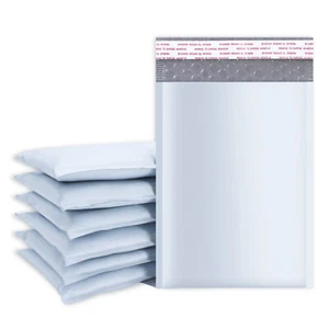 500 #0 6x10 Poly Bubble Mailers Padded Envelopes Shipping Bags MADE IN THE USA - Picture 1 of 5