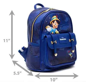 KBNL WandaPOP Disney Pinocchio 11" Vegan Leather Mini Backpack - Picture 1 of 4