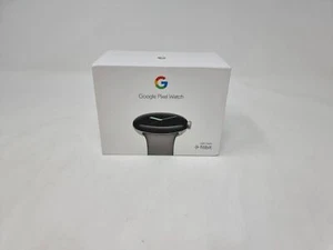 Google Pixel Smartwatch w/ Fitbit Activity Tracking Charcoal Active band WiFi - Picture 1 of 6