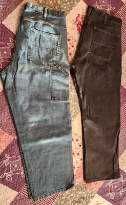 Mixed Lot Of 2 Pair Men Jeans  40" x  30" Good Condition Preowned - Image 1 of 4