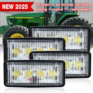 4x Luce LED superiore cabina adatta per John Deere 8010 serie: 8110, 8210, 8310, 8410 - Foto 1 di 10