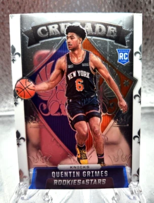 2021-22 Panini Chronicles Crusade  - Quentin Grimes RC  Knicks - Image 1 of 2