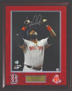 David Ortiz Foto Autografo 500° HR 23X29 MLB Autenticazione - Foto 1 di 1
