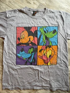 Vintage Men’s 2XL Disney Mickey Unlimited Andy Warhol Pop Art Shirt - Picture 1 of 4