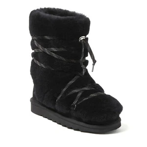 Fireside by Dearfoams Women's Kalamunda Genuine Shearling Bootie - Picture 1 of 11