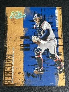 2005 Donruss Leather & Lumber JOHNNY ESTRADA Gold Parallel #'d 45/50 #71