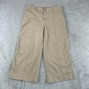 Lauren Ralph Lauren Hose weites Bein Damen 6 beige Designer Freizeit Taschen - Bild 1 von 11