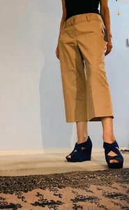 Damen Larry Levine Relaxed Stretch Caprihose. 4 Taschen. Größe 10. - Bild 1 von 6