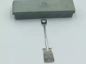 STERLING SILVER SOUVENIER SHOVEL, PRESIDENT WILLIAM HOWARD TAFT, PANAMA PACIFIC - Picture 1 of 11