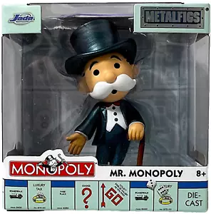Monopoly MetalFigs Mr. Monopoly 2.5" Diecast Figure Jada Toys Hasbro 2025 NIB - Picture 1 of 3