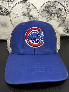 MLB Chicago Cubs Hat Cap Blue Baseball Dirty 47 Brand OSFA - Picture 1 of 14