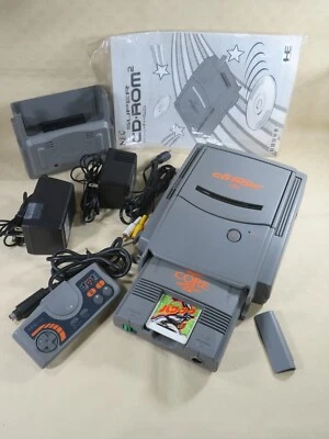 PC engine cdrom2 coregrafx II console NEC Japan game controller games Pc-Engine - Image 1 of 4