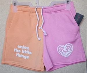 No Boundaries Women's Peach Jelly Fleece Bermuda Shorts Juniors Size M (7-9) NEW - Picture 1 of 9