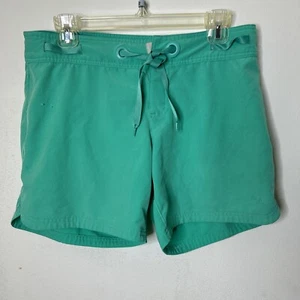 Prana Damen Laufshorts klein grün Activewear sportlich Strand Mängel Haken - Bild 1 von 14
