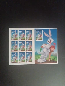 Mint Sheet of Ten .32 Bugs Bunny Stamps - 1997 - Picture 1 of 2